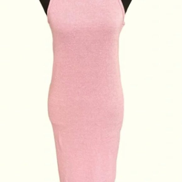 NEW Allbirds Women's Ribbed Dress - Limited Edition Pink - Picture 5 of 11